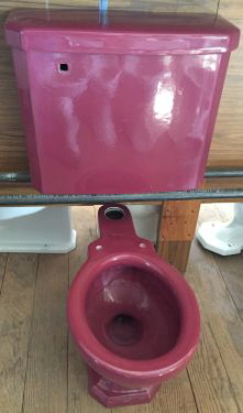 Antique Vintage Colored Bathroom Fixture