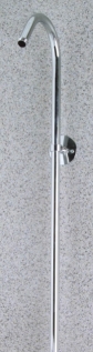 3/8″ pipe thread shower riser, 62″ long