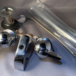 Restored Crane Oxford faucet and drain assembly