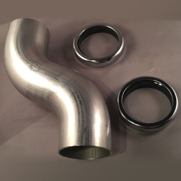3" Offset Stainless Offset Flush Ell With Nuts And Washers