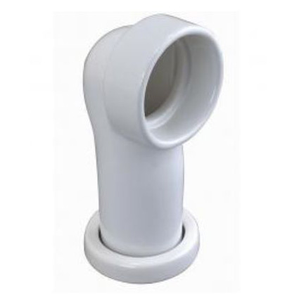 Porcelain Elbow Connector For Crapper Toilet Bowls