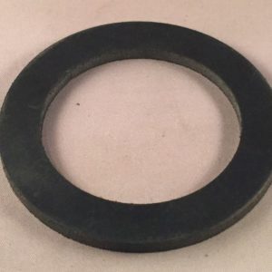 Flat flush valve washer, black rubber