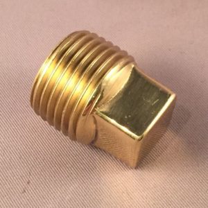 1/2" pipe brass plug
