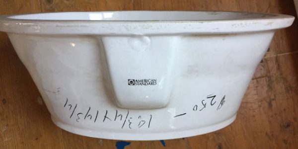 Undermount Standard vintage oval sink