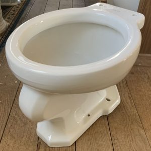 Vintage Kohler Sibley model toilet bowl. Color is old-white