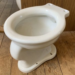 Mystery vintage toilet bowl