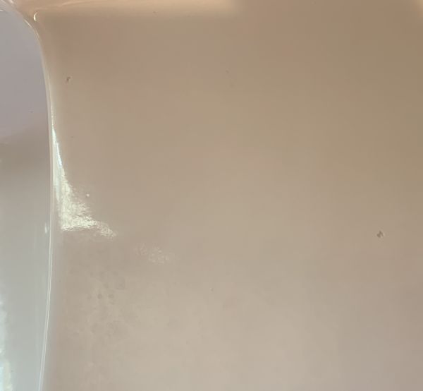 Crane console sink blemish
