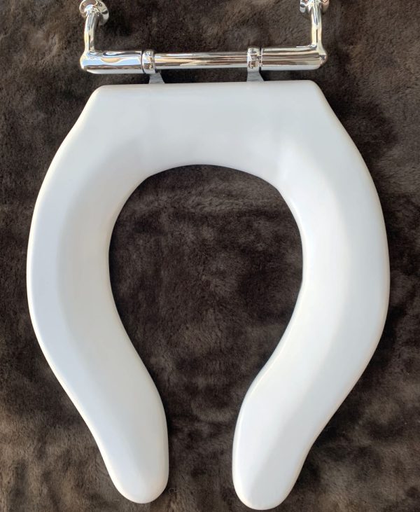 Vintage pear shaped toilet seat