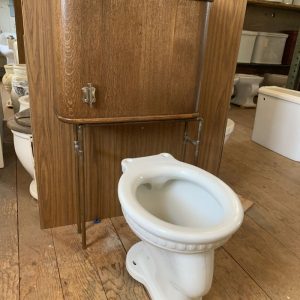 antique Keystone Pottery toilet set