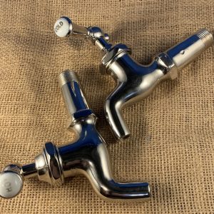 Set of restored antique Sterling brand wall faucets