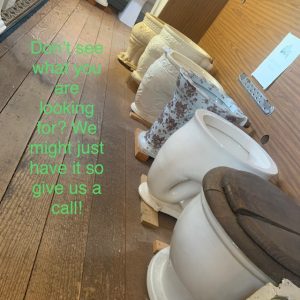 Late 1800s/Early 1900s Wash Out Raised Ornamentation Toilet Bowl
