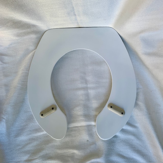 Solid Wood Round Open Front Toilet Seat (No Lid) - Image 2