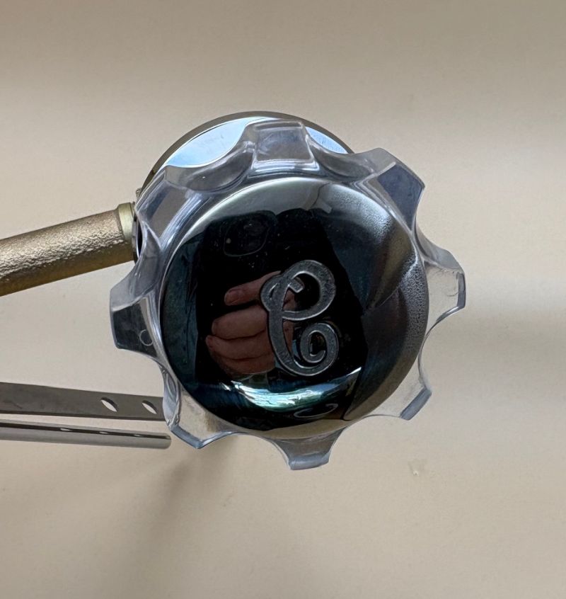 Cold handle on Restored 11" center Standard lavatory faucet