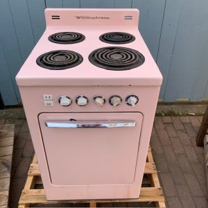 Vintage Pink Electric Stove
