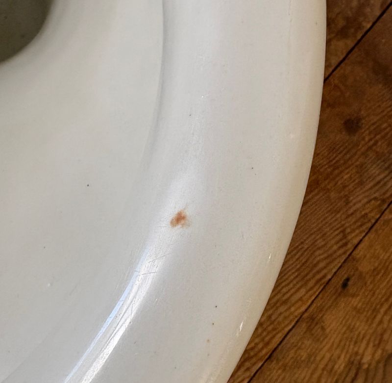 1916 Trenton Pottery "Impervio" Toilet Bowl - Image 3